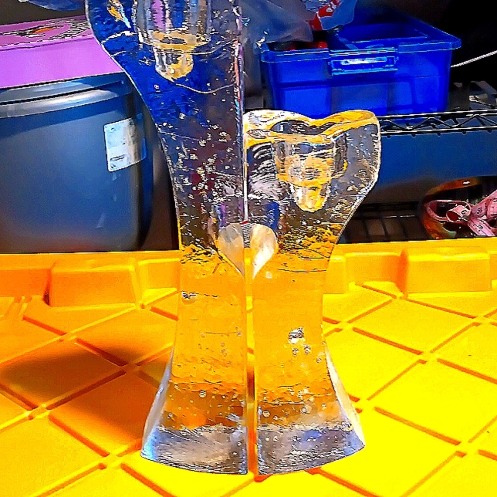 KOSTA BODA CONNECT Candle Holders...HAND BLOWN